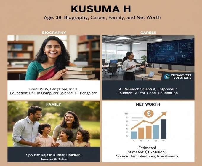 Kusuma H Age: Biography, Career, Family, and Net Worth